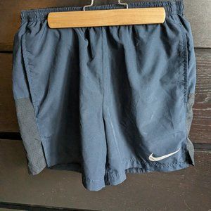 Navy Dri-Fit Athletic Shorts - Nike - Small